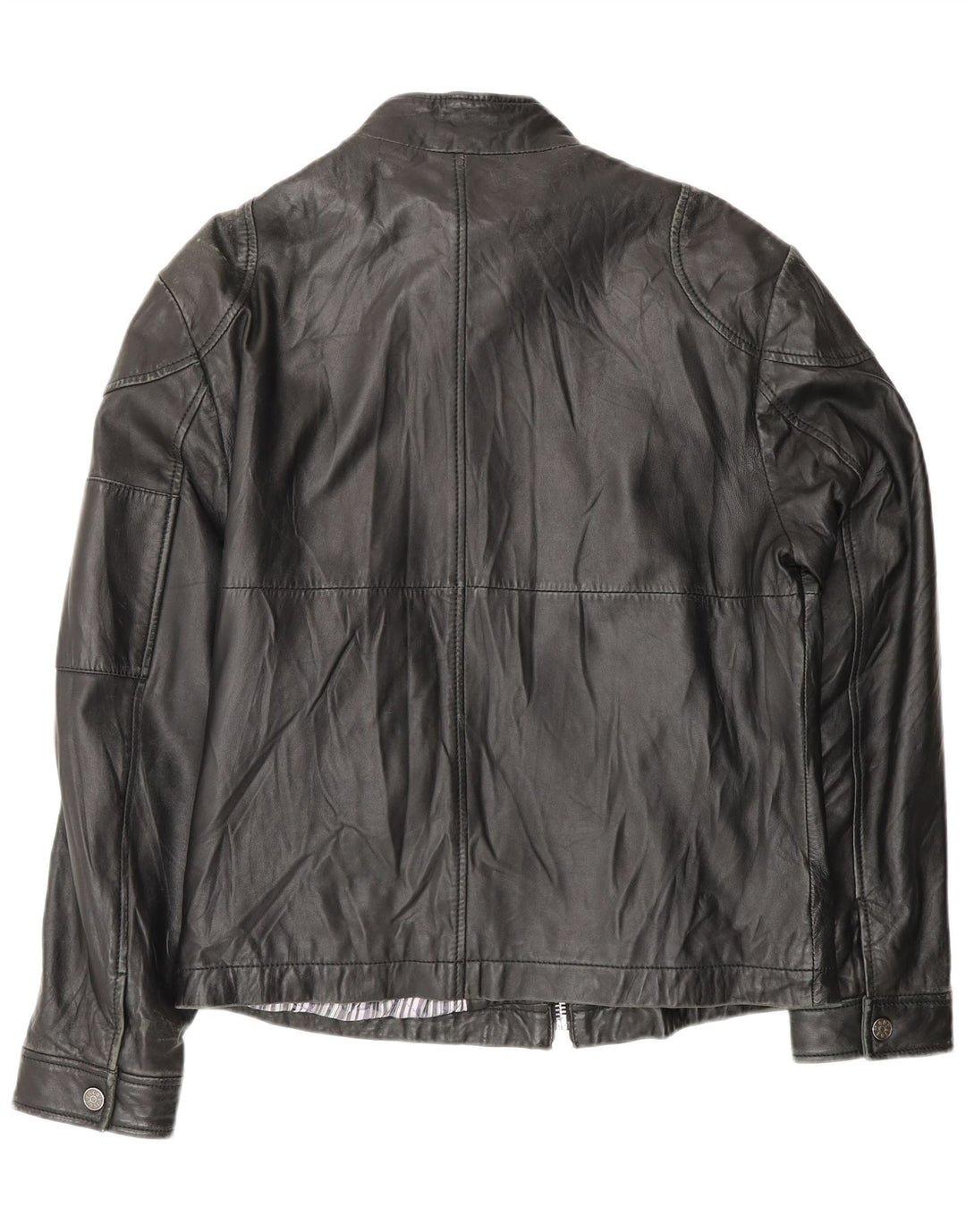 Carlo Pignatelli Veste en Cuir Homme IT 50 Grand Cuir Noir