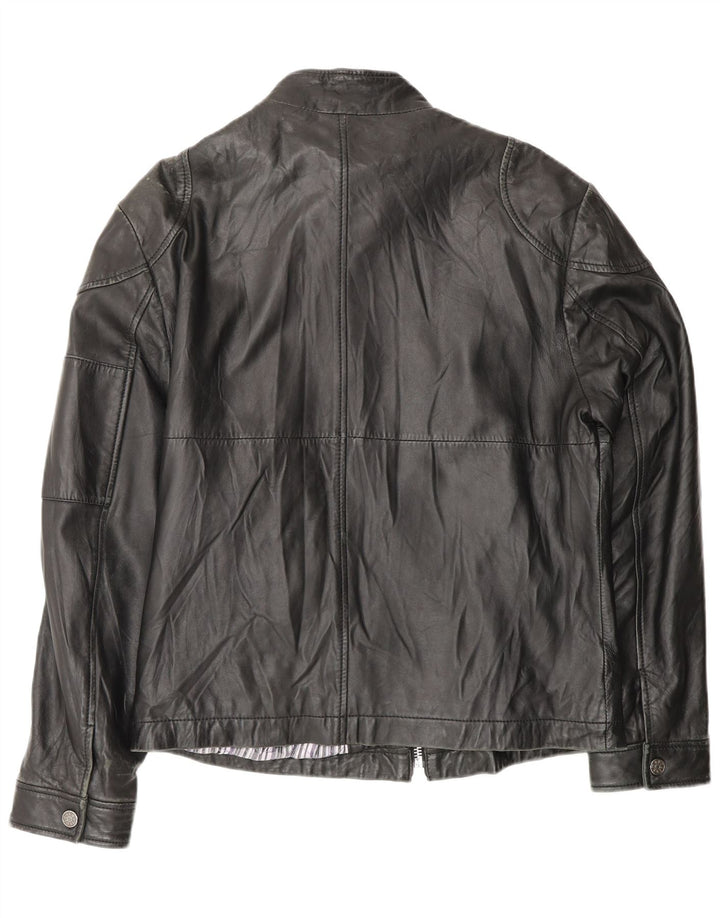 Carlo Pignatelli Veste en Cuir Homme IT 50 Grand Cuir Noir