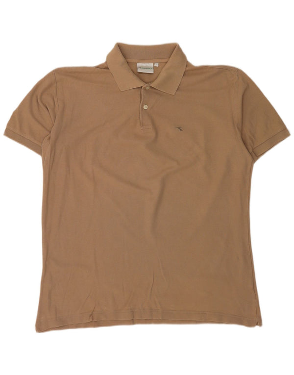 Diadora Polo Homme IT 52 Large Beige Coton
