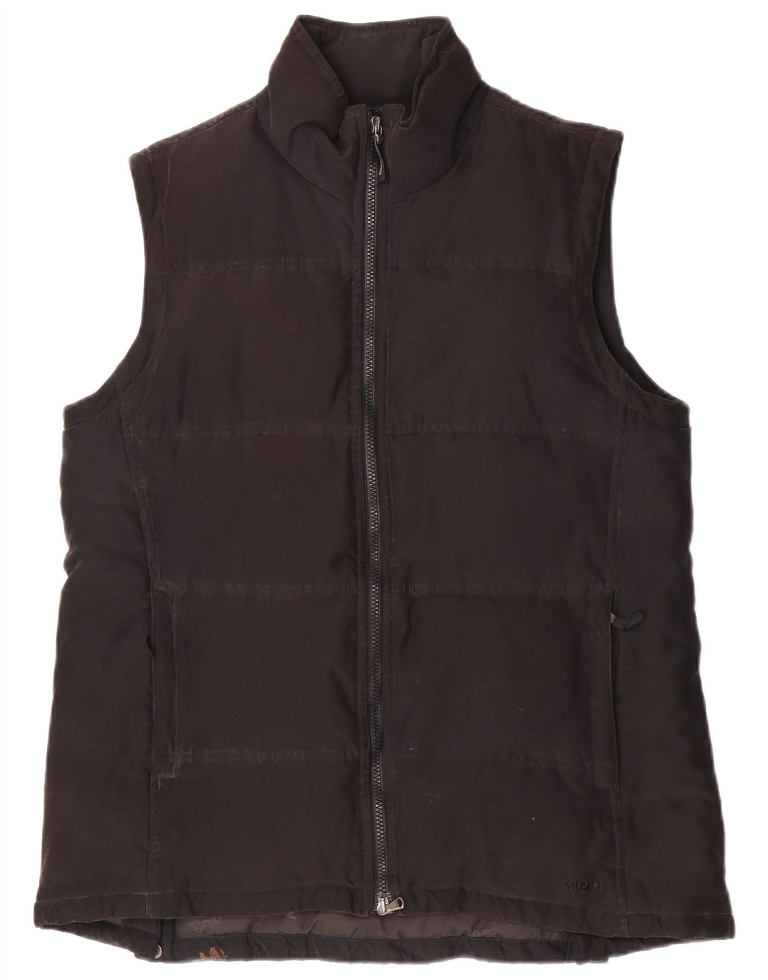 Musto Gilet rembourré pour femme UK 16 Large Noir Polyester