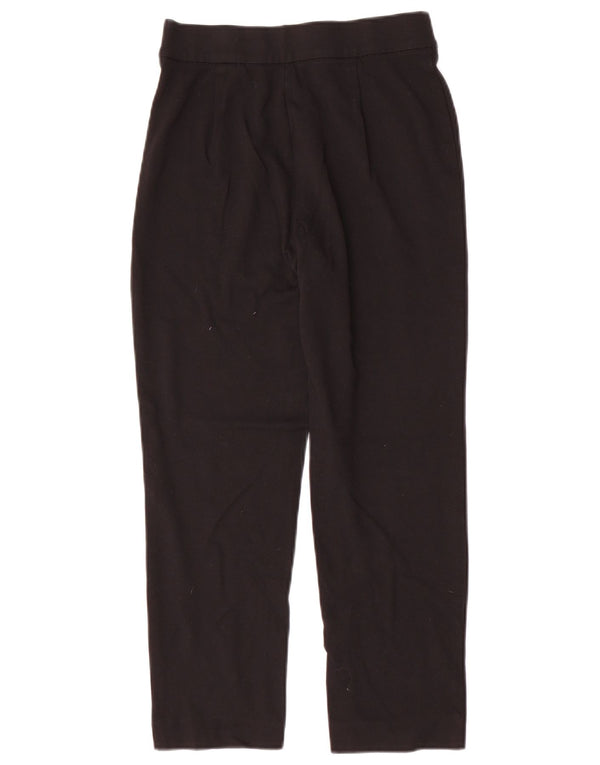 Marks & Spencer Pantalon court droit pour femme UK 8 Small W26 L25 Noir