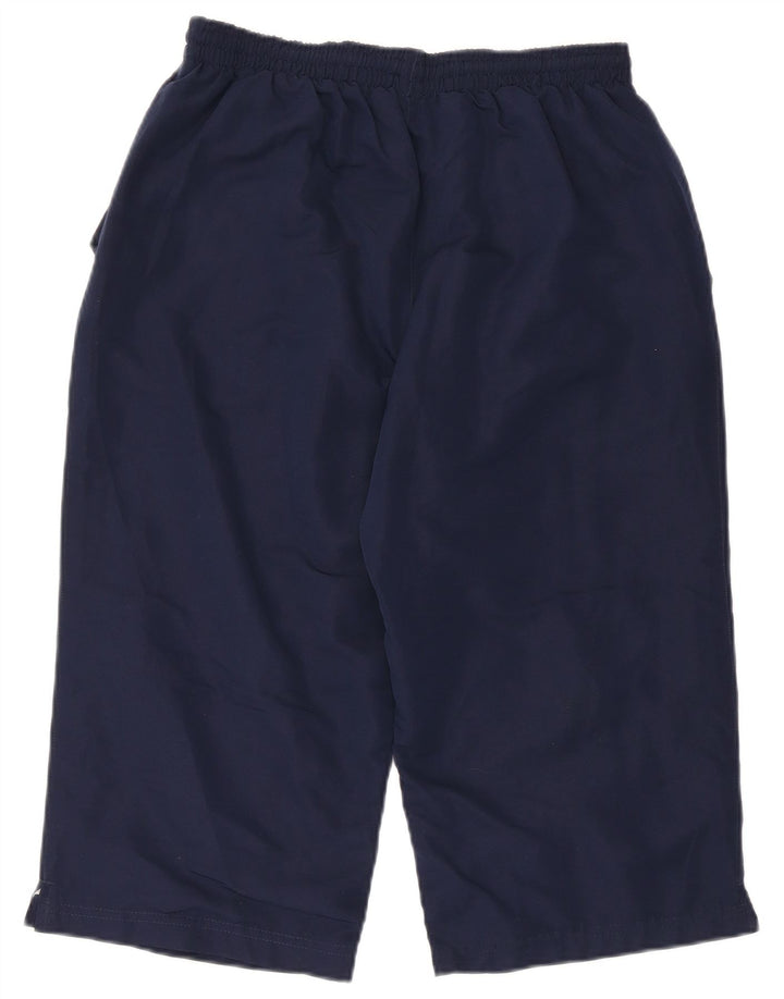 Umbro Short de sport pour femme UK 12 Bleu marine moyen Polyester