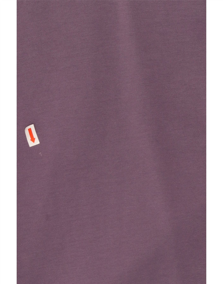 ADIDAS Pull à capuche surdimensionné pour femme UK 8/10 Petit Violet Coton