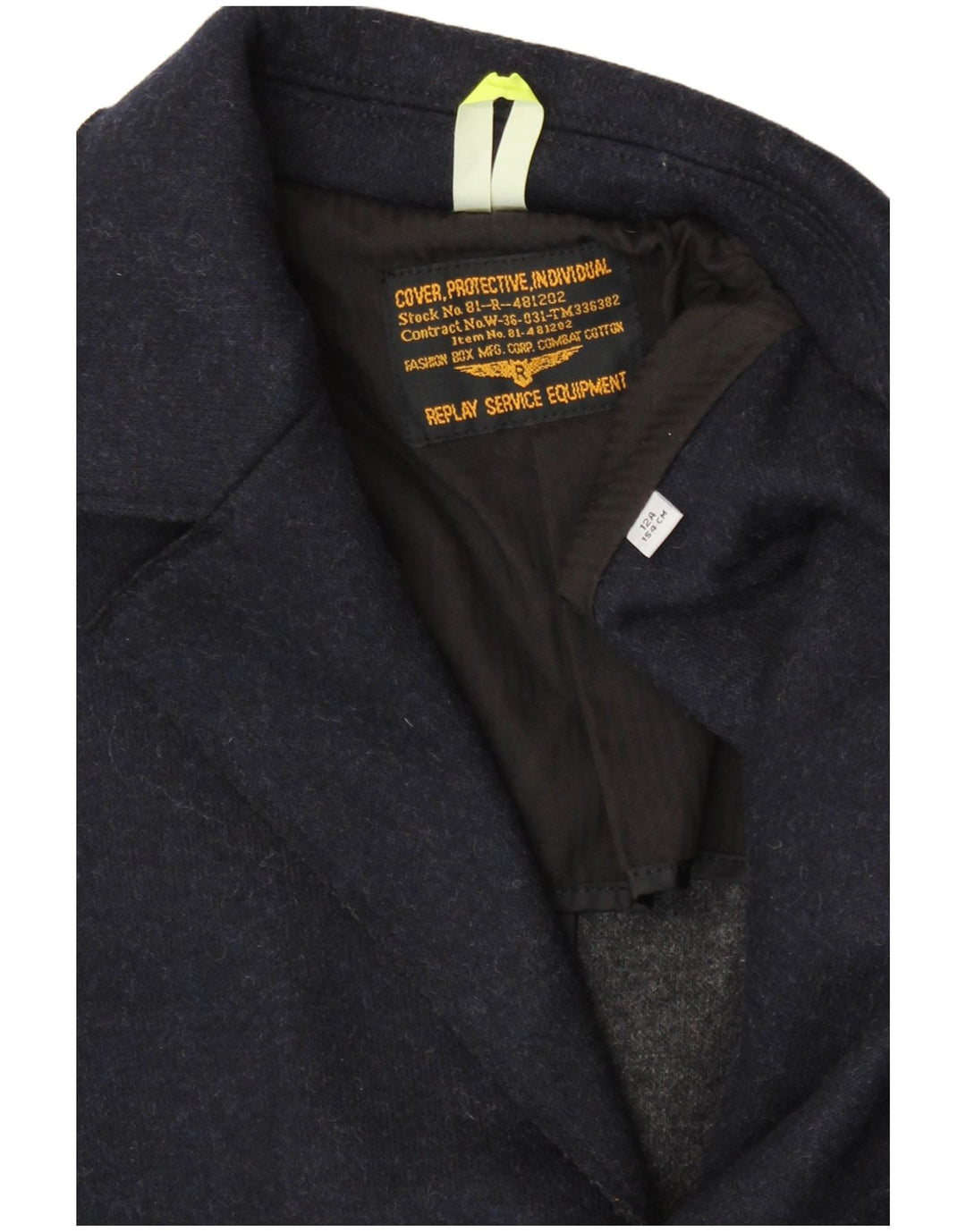 Replay Veste Blazer 3 Boutons Garçon 11-12 ans Bleu Marine Polyester Classique