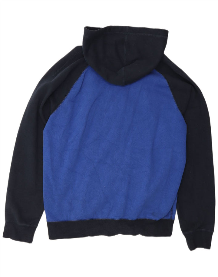 Converse Sweat à Capuche Graphique Zippé Homme Bleu Marine Moyen Colourblock