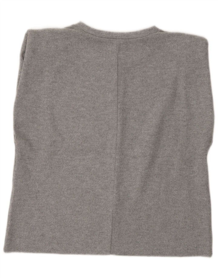 Zara Femme Débardeur UK 44 Gris Moyen Polyester