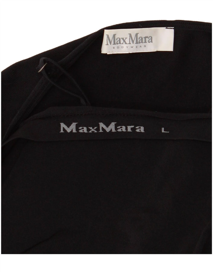 Max Mara Robe à enfiler surdimensionnée pour femme UK 16 Large Noir