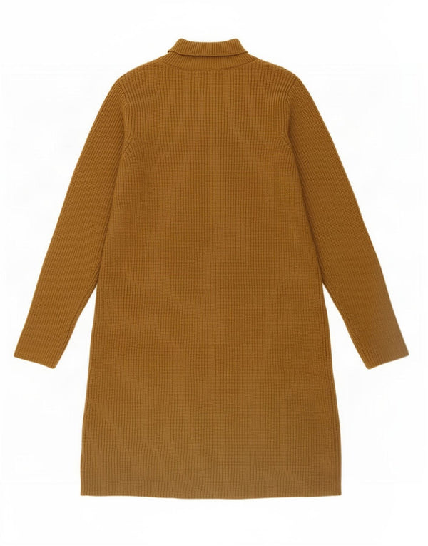 Zara Womens Jumper Dress UK 14 Large Khaki