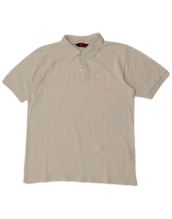 Kappa Polo Homme Bleu Moyen Coton