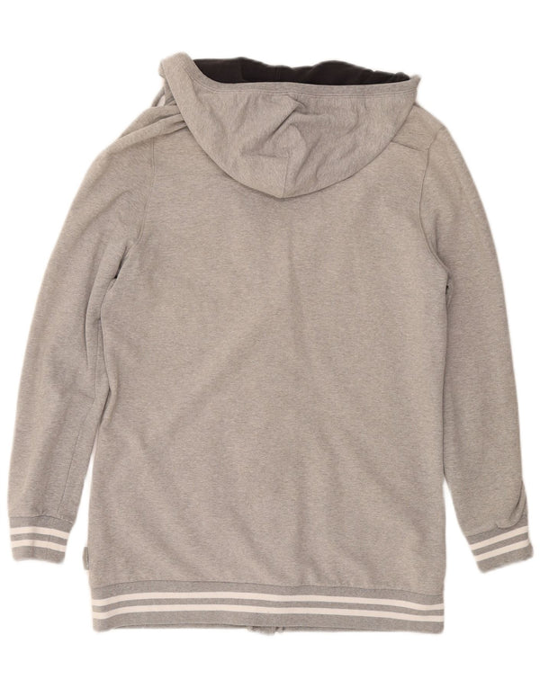 CHAMPION Cardigan à capuche pour femme UK 14 Large Gris Coton