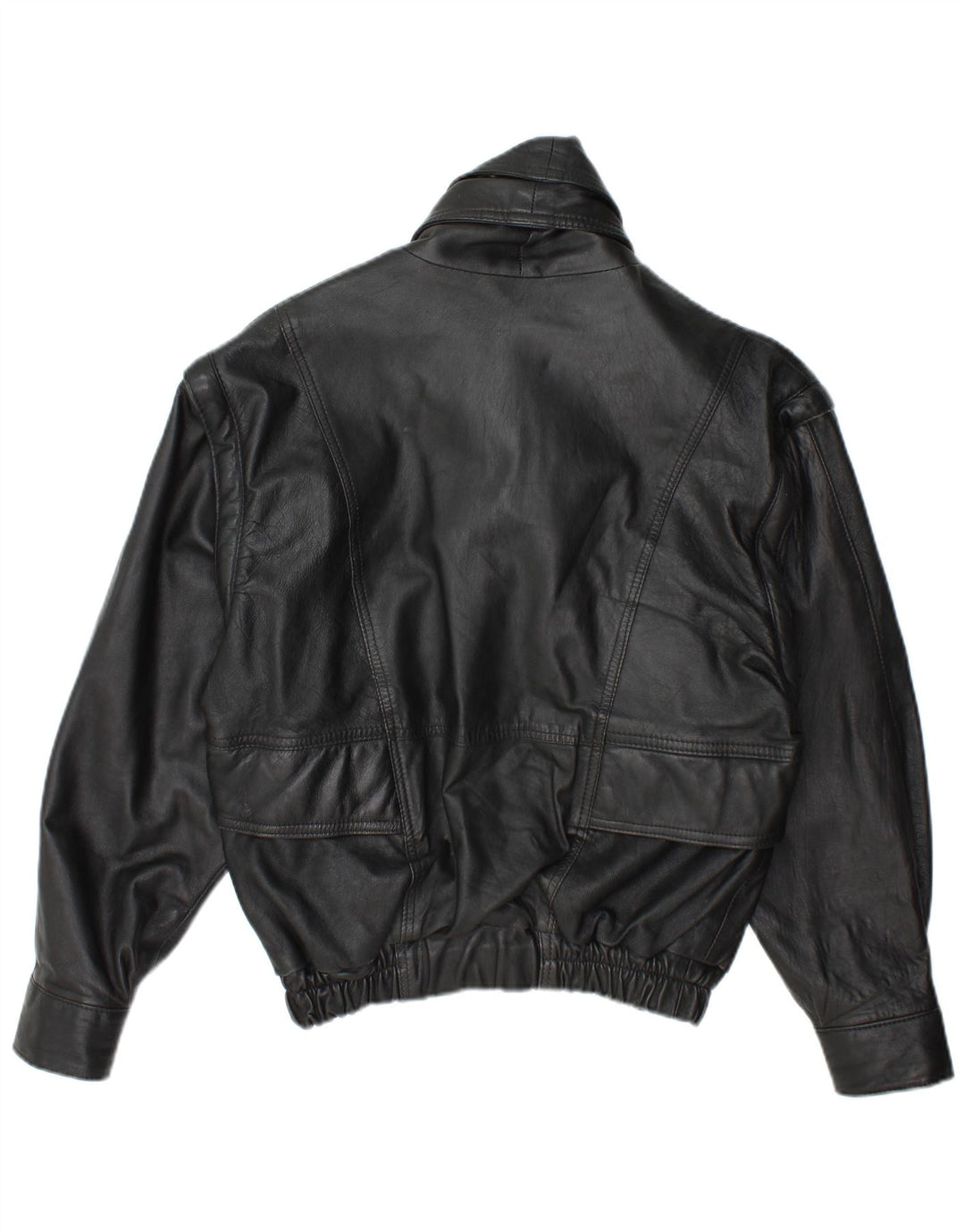 Veste en cuir homme vintage UK 38 Cuir noir moyen
