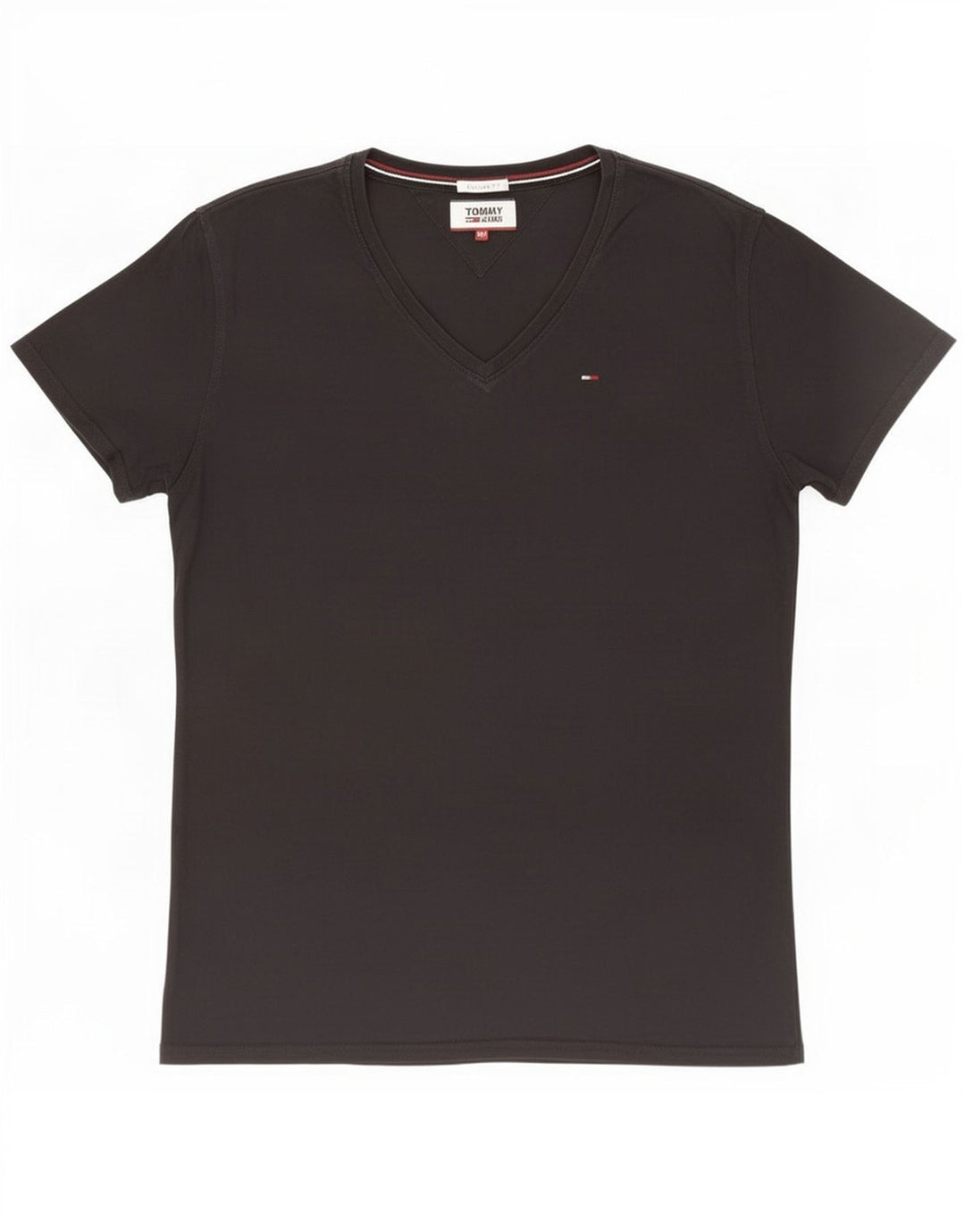 Tommy Hilfiger T-Shirt Regular Fit Homme Coton Noir Moyen