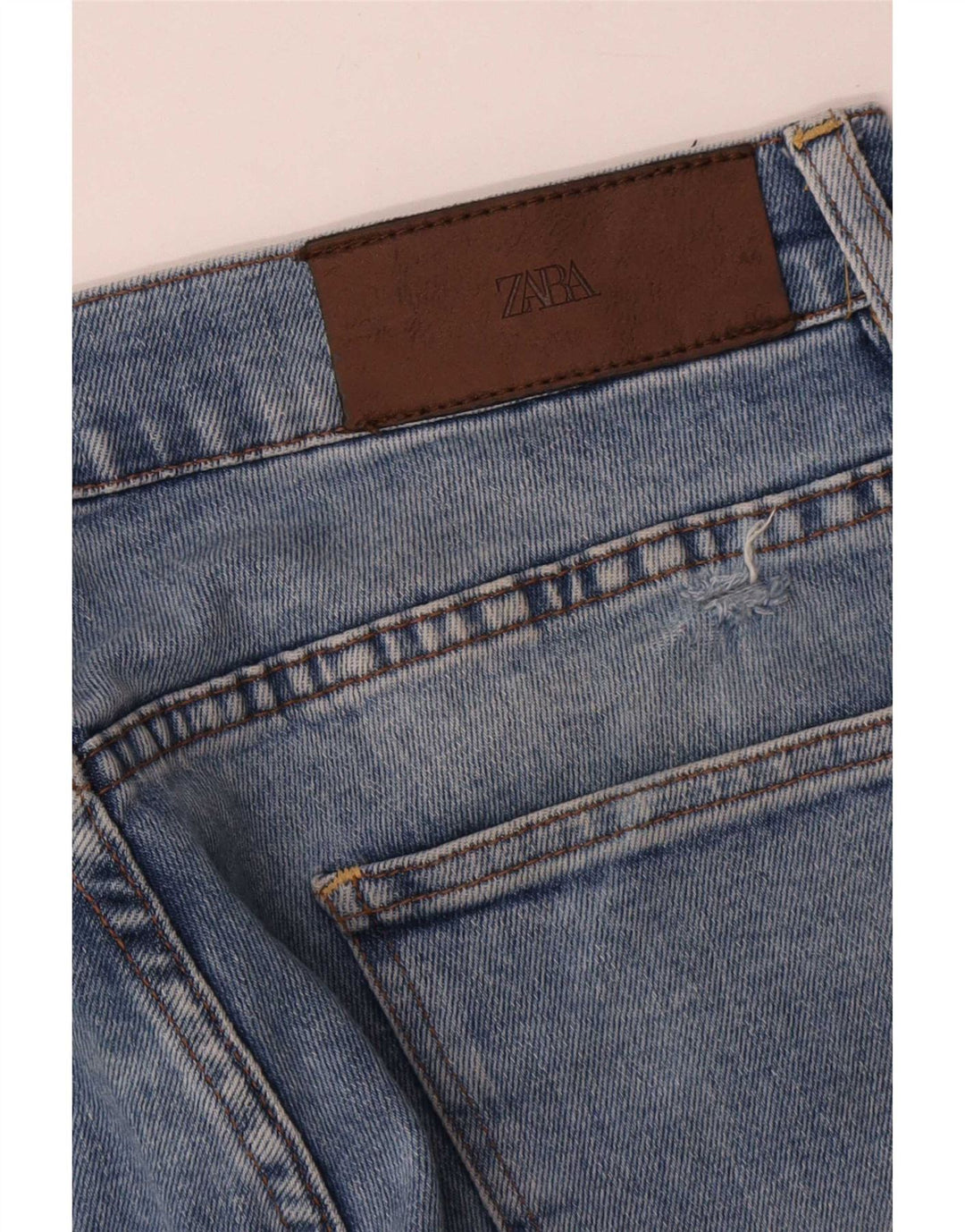 Zara Jean court pour homme Large W32 L24 Bleu