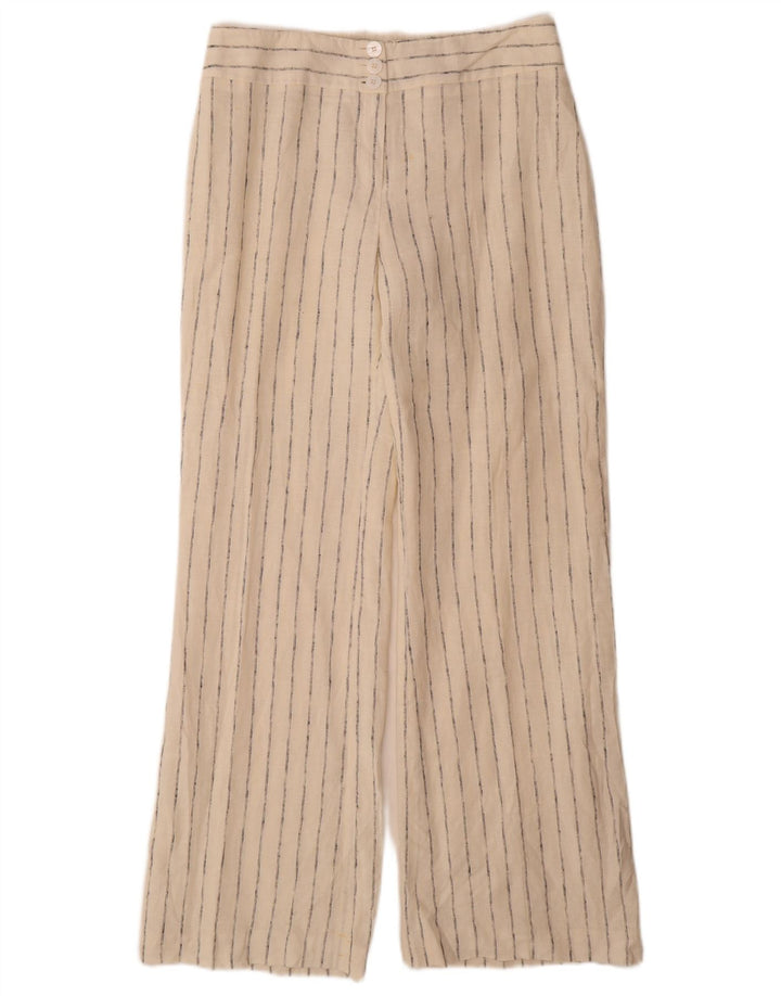 Marks & Spencer Pantalon décontracté pour femme UK 12 Medium W32 L33 Blanc cassé