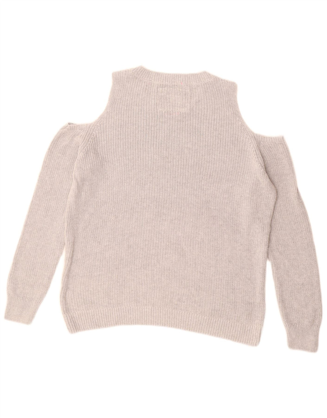 SUPERDRY Pull graphique à col bateau pour femme UK 14 Gris moyen