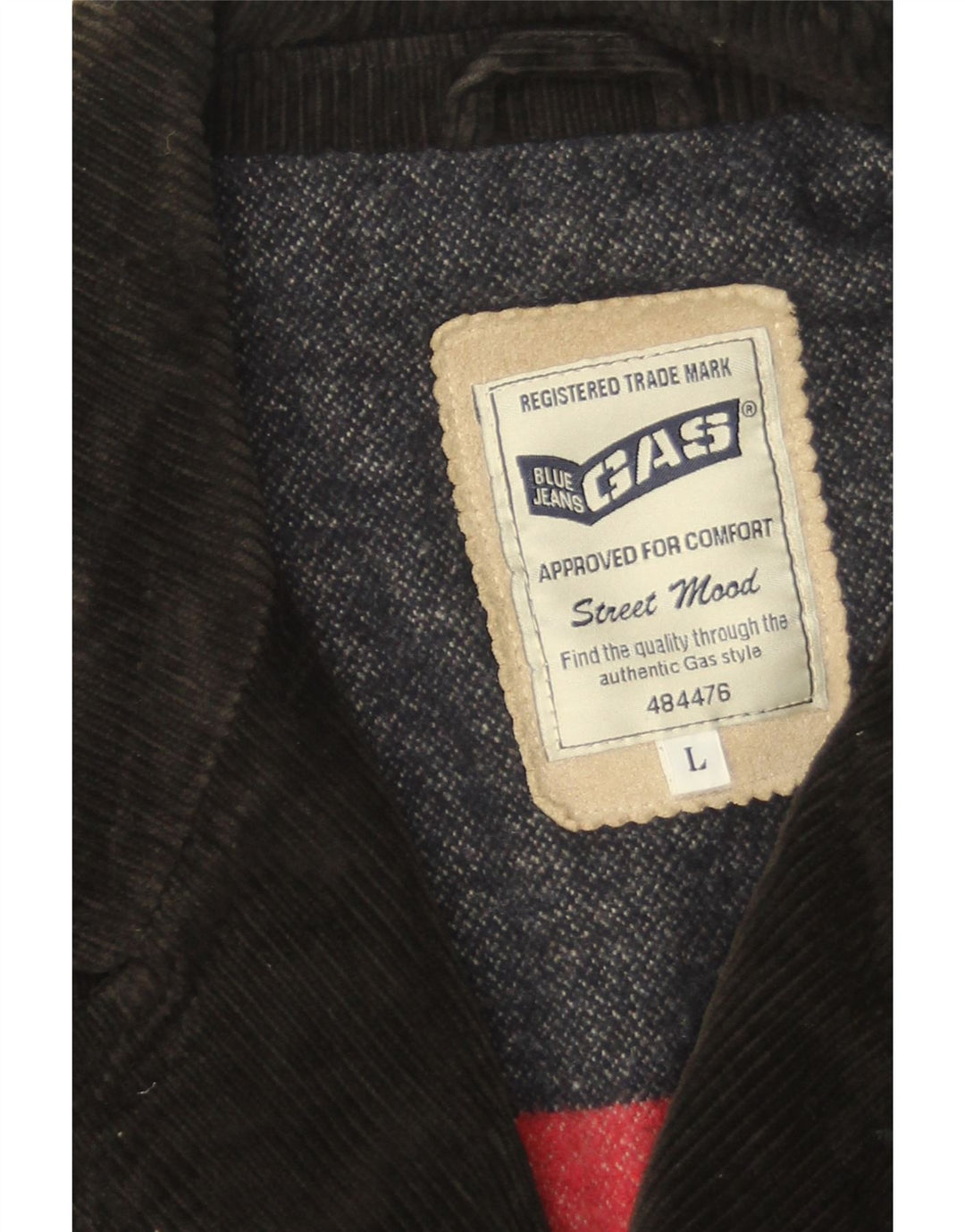 Gas Veste en velours côtelé pour homme UK 40 Large Marron