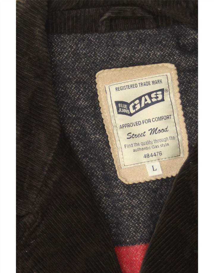 Gas Veste en velours côtelé pour homme UK 40 Large Marron