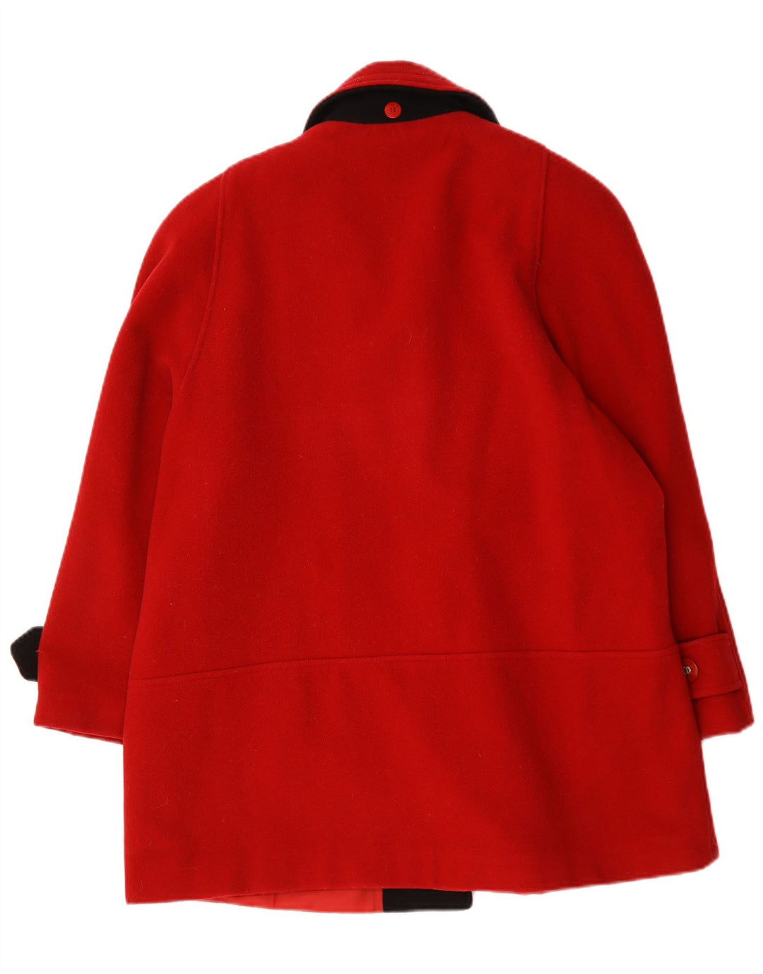 CLASSIC Manteau surdimensionné pour femme UK 12 Laine rouge moyen