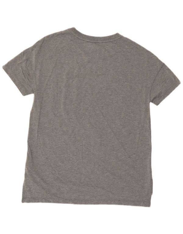 Nike T-shirt pour femme UK 14 Gris moyen moucheté modal