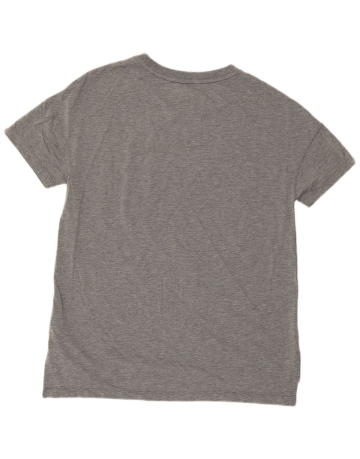 Nike T-shirt pour femme UK 14 Gris moyen moucheté modal