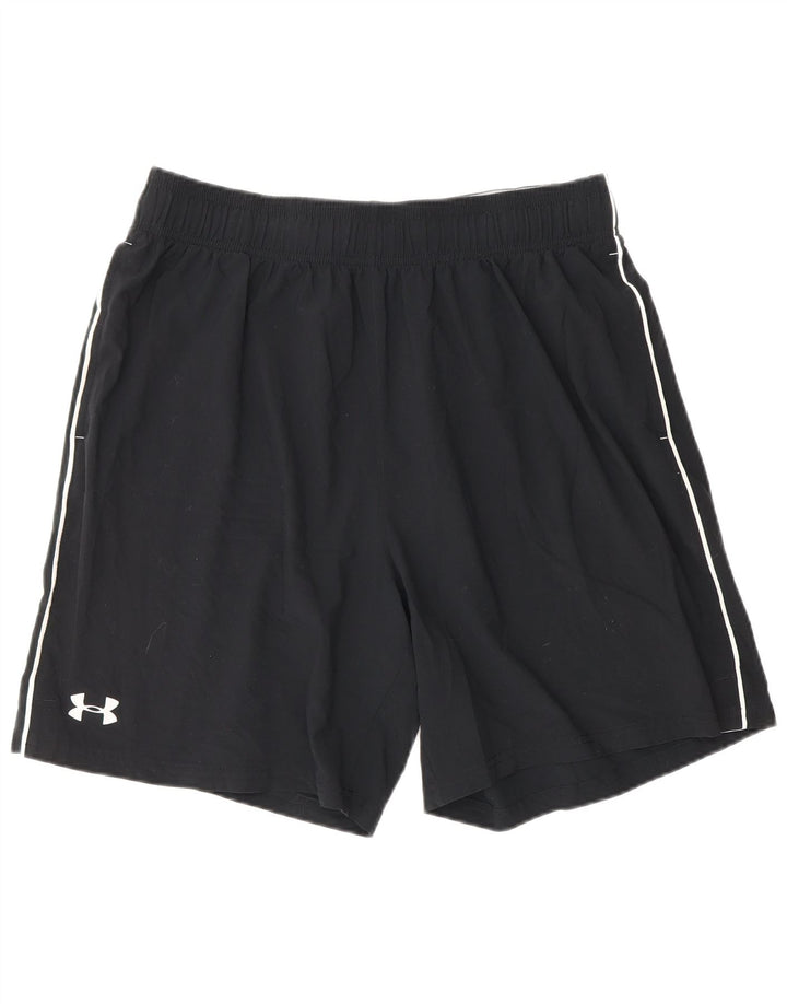 UNDER ARMOUR Short de Sport Heat Gear Graphic Homme XL Noir Polyester