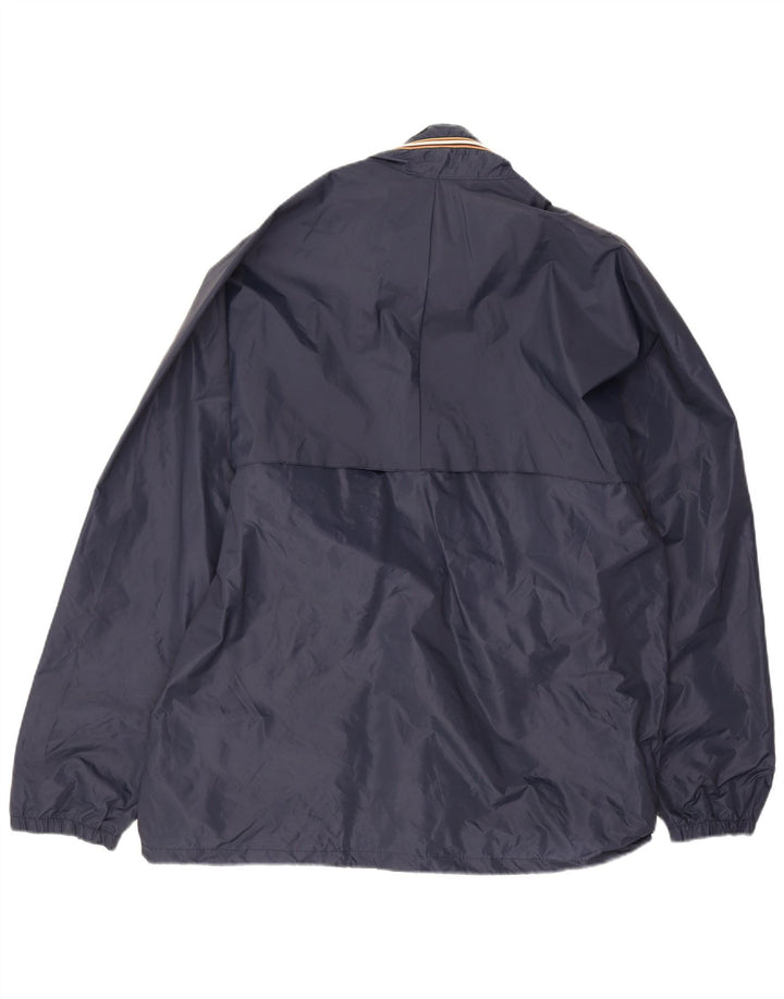 K-Way Veste de Pluie Homme UK 40 Large Bleu Marine Polyester