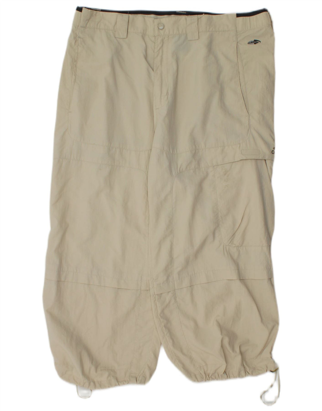 Adidas Pantalon Cargo Climalite Capri W36 L21 Homme Beige Polyamide