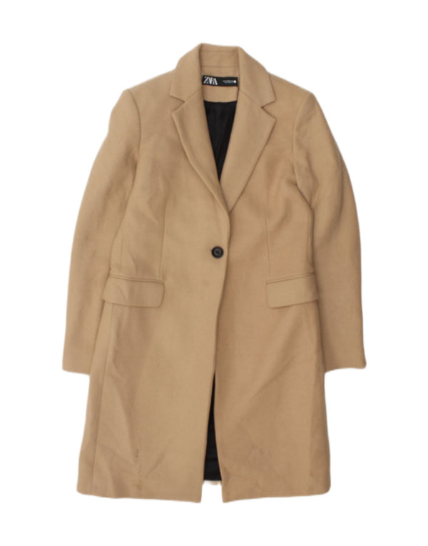 Zara Femme Pardessus UK 6 XS Beige