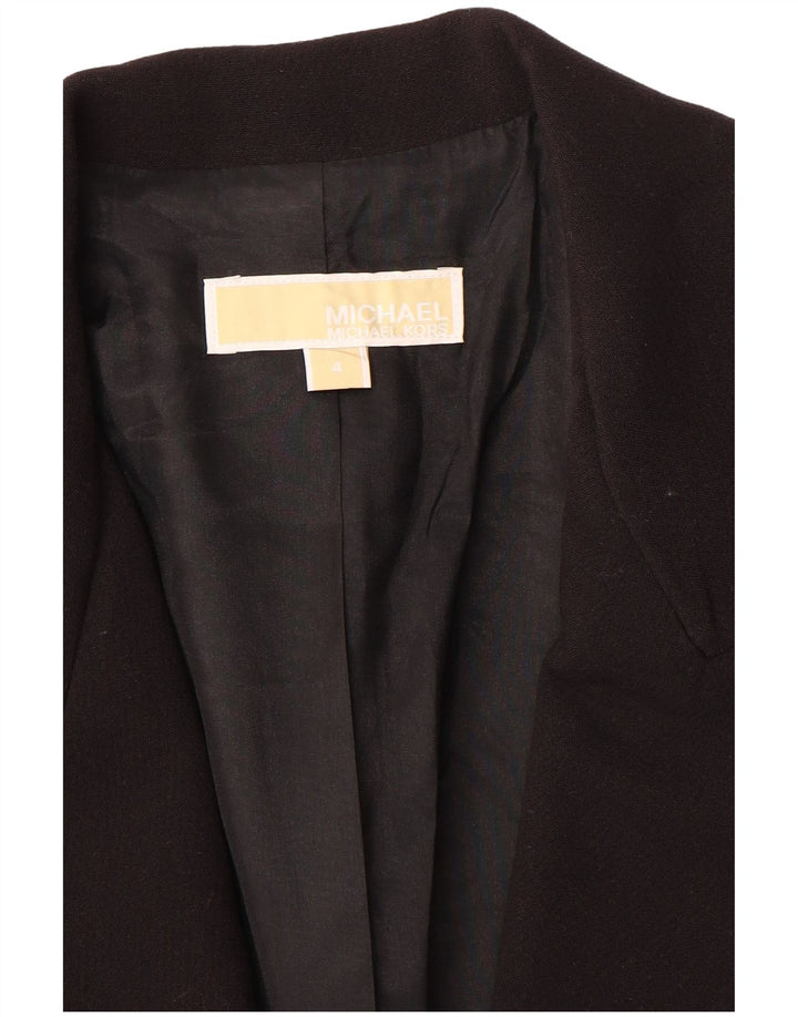 Michael Kors Veste blazer ouverte pour femme US 4 Small Noir