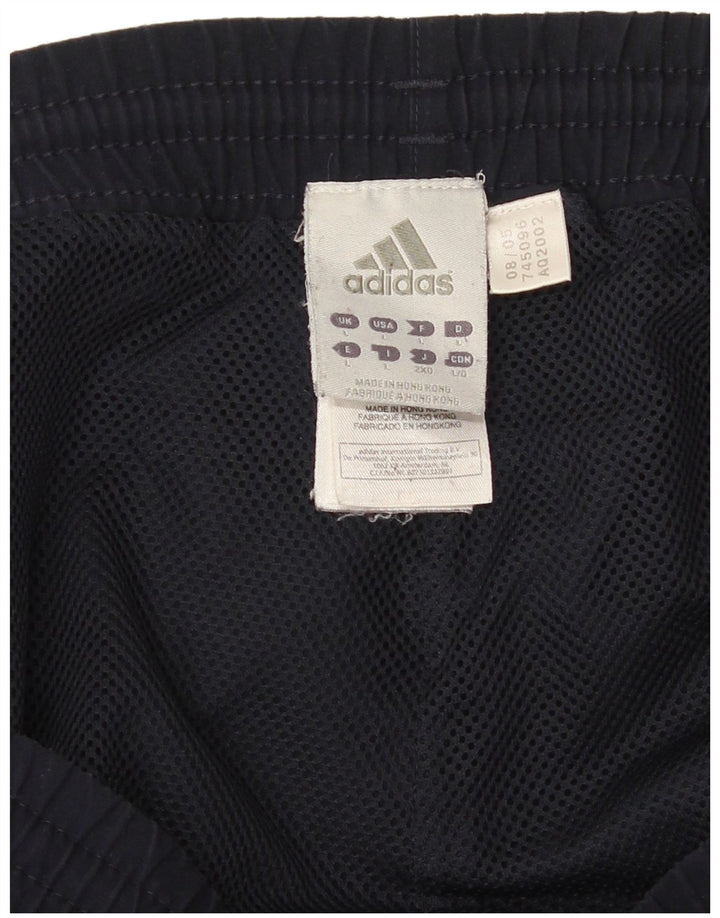 Adidas Pantalon de survêtement pour homme Pantalon de jogging Large Bleu marine Polyester