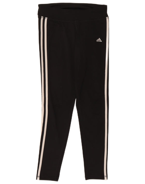 Adidas Leggings Femme UK 8/10 Petit Noir Polyester