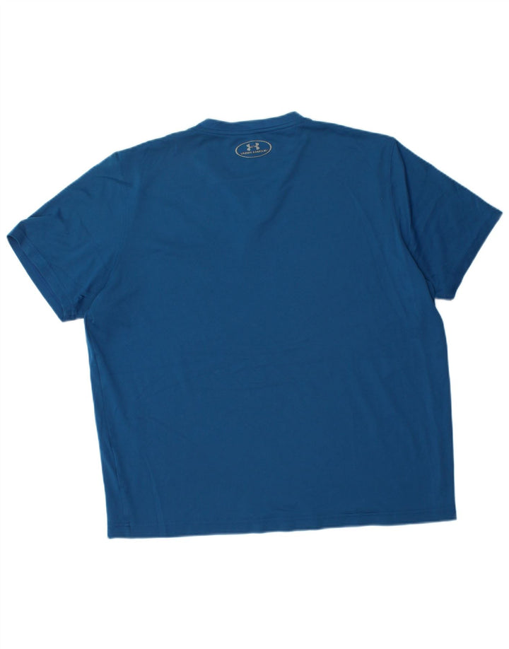 Under Armour Tee-Shirt Heat Gear Homme Bleu Moyen