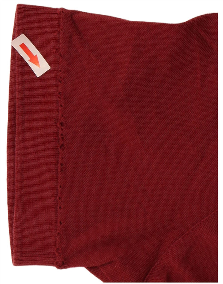 HUGO BOSS Polo Homme Large Bordeaux Coton