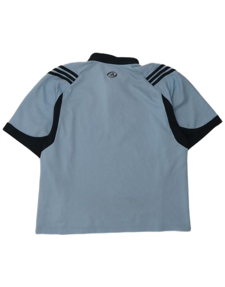 Adidas Polo Homme Grand Bleu Colorblock Polyester