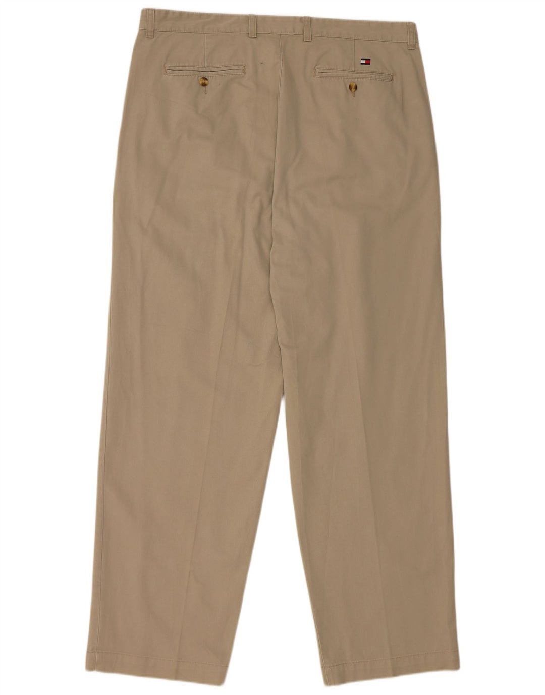 TOMMY HILFIGER Pantalon Chino Pegged Homme W38 L32 Coton Beige
