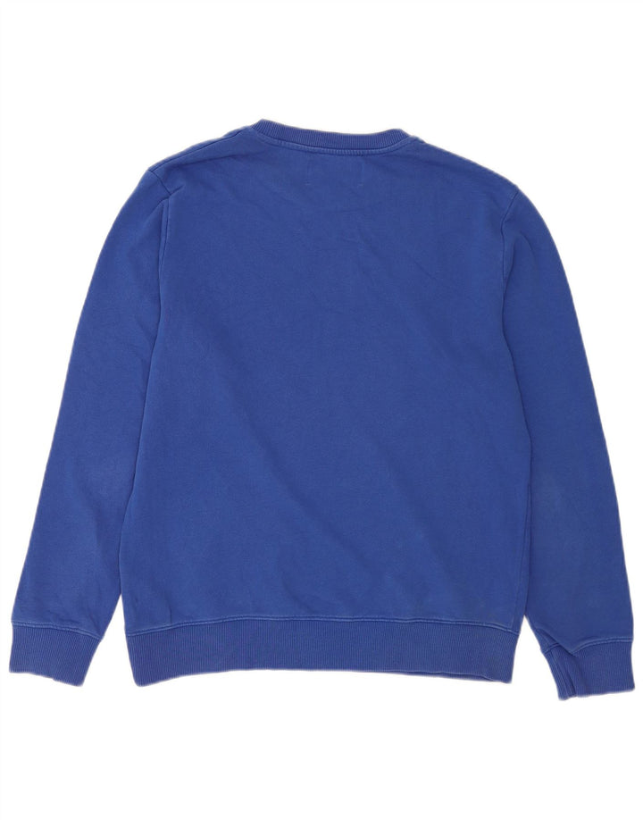 Calvin Klein Jeans Sweat-Shirt Graphique Homme Bleu Moyen Coton