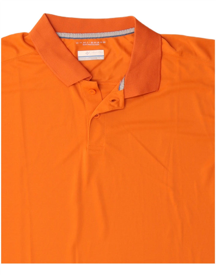 Columbia Polo Omni-Shade XL Homme Orange Polyester