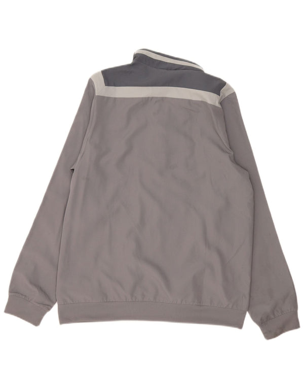 Adidas Climalite Survêtement Top Veste Garçon 13-14 Ans Gris Colorblock