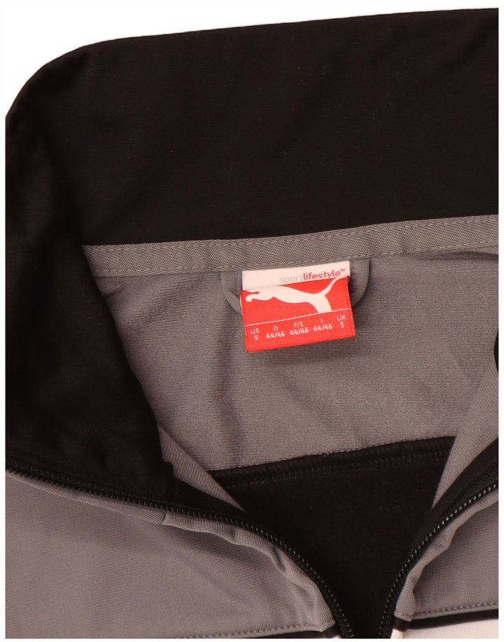 Puma Veste de survêtement pour homme Petit Noir Polyester Colorblock