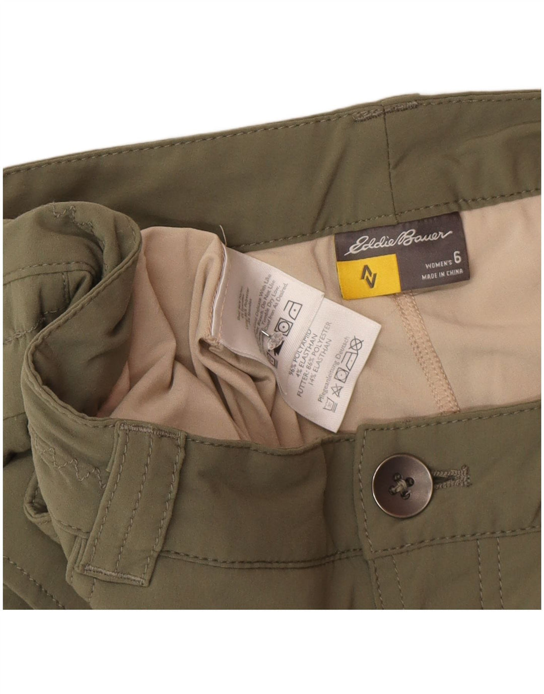 Eddie Bauer Jupe cargo pour femme US 6 Medium W32 Nylon kaki