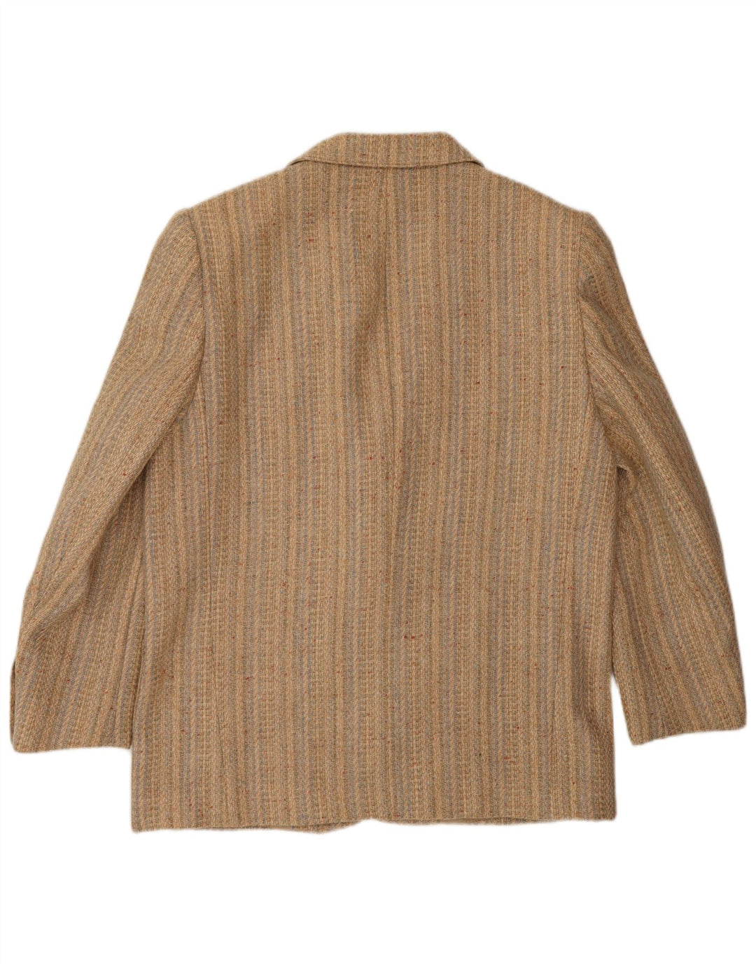 FENDI Veste Blazer 2 Boutons Femme IT 44 Beige Moyen Rayé Classique