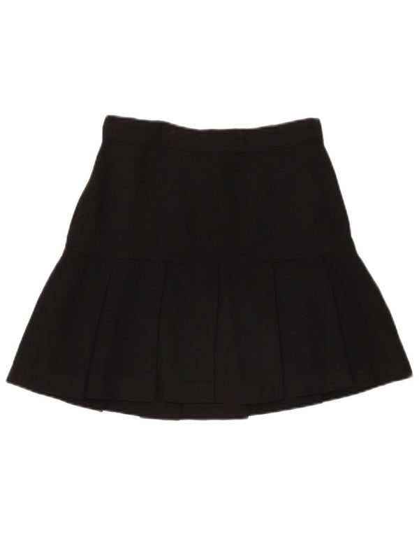 Patrizia Pepe Jupe trapèze plissée pour femme IT 44 Medium W28 Noir