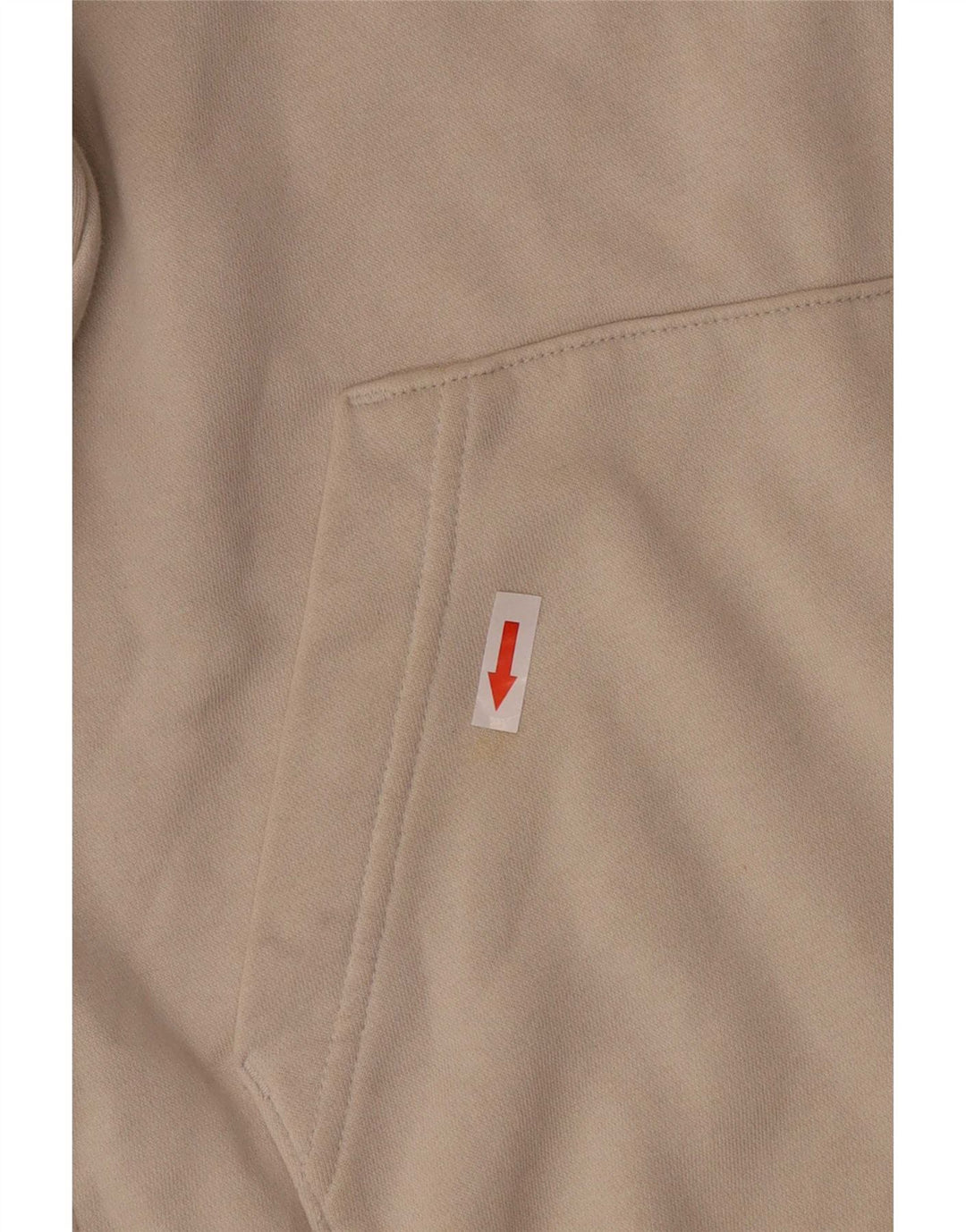 Nike Pull à capuche pour homme Petit coton beige