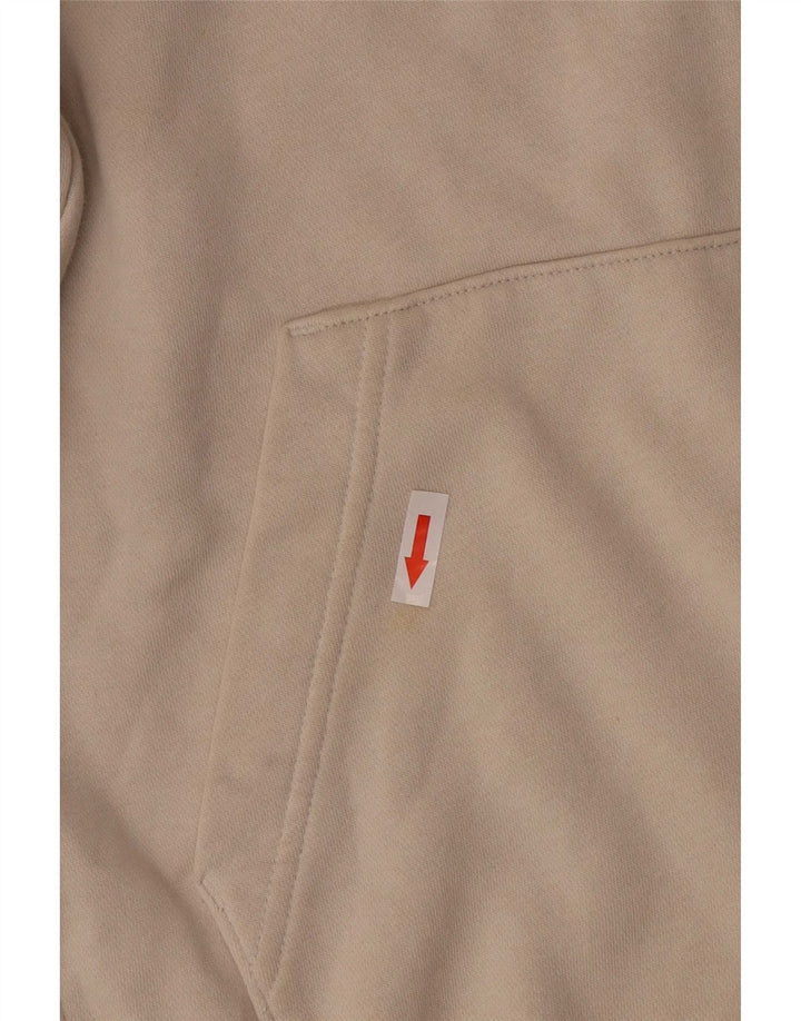 Nike Pull à capuche pour homme Petit coton beige