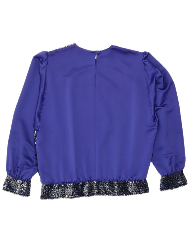 ARA Chemisier à manches longues pour femme EU 44 XL Bleu Polyester