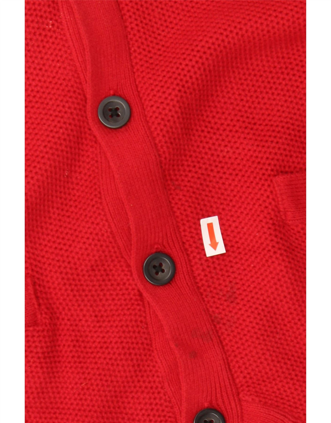 CHAPS Cardigan sans manches pour homme en coton rouge Large