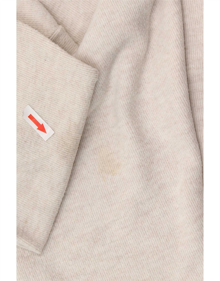 Zara Haut surdimensionné à manches longues pour femme UK 16 Large Blanc cassé