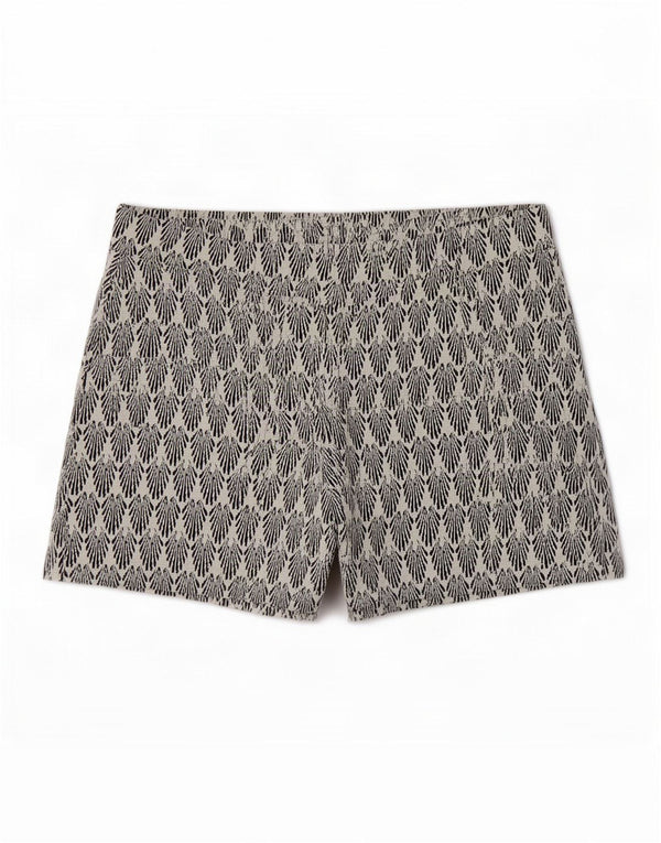Pantalon chaud à motif abstrait pour femme Zara Large W30 Polyester blanc