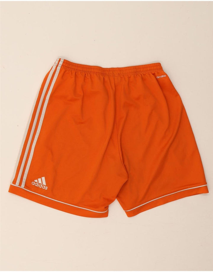 Adidas Short de sport Climalite pour homme, grand, orange, polyester