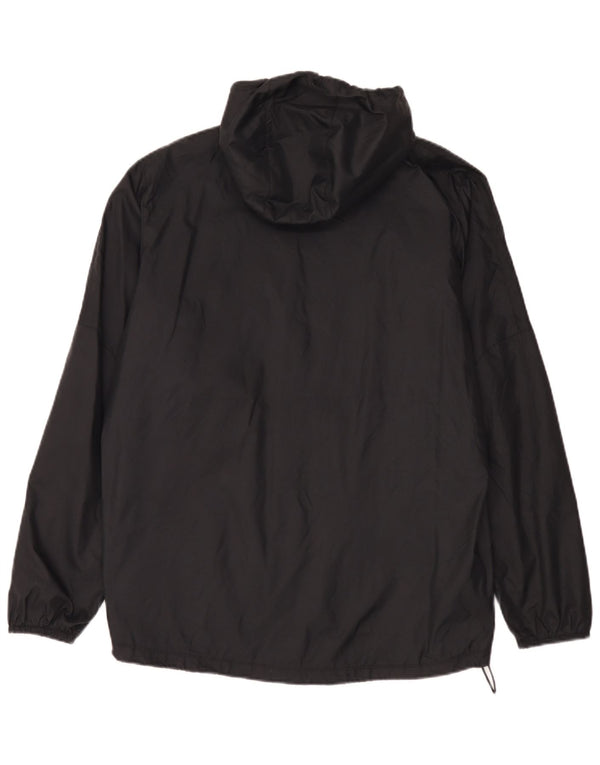 Nike Veste de pluie à capuche pour homme UK 38 Medium Noir Nylon